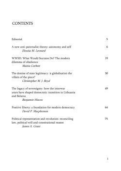 CONTENTS - University of Glasgow