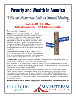 Poverty and Wealth in America