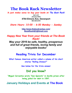 January Newsletter