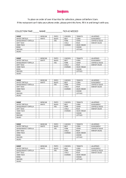 Order Form