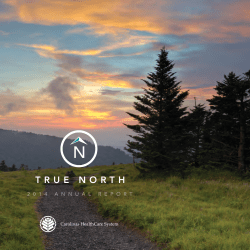 T R U E N O R T H - Carolinas HealthCare System