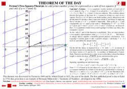 Fermat`s Two-Squares Theorem