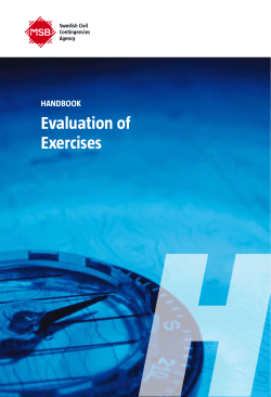 Evaluation of Exercises