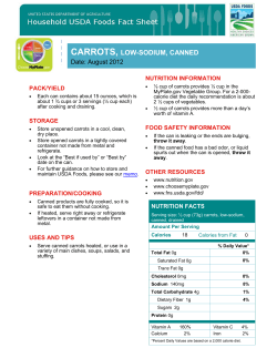NUTRITION FACTS