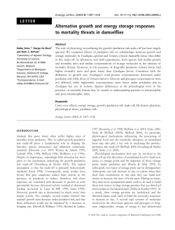 Alternative growth and energy storage responses to mortality threats