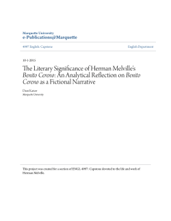 The Literary Significance of Herman Melville`s - e