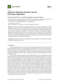Adaptive Mutation Dynamic Search Fireworks Algorithm