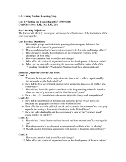 US History - The Young Republic