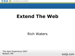 Extend The Web (2007)
