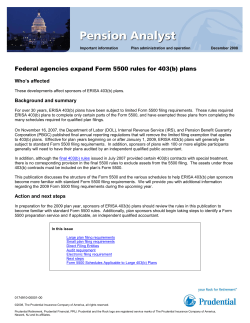 Federal agencies expand Form 5500 rules for 403(b