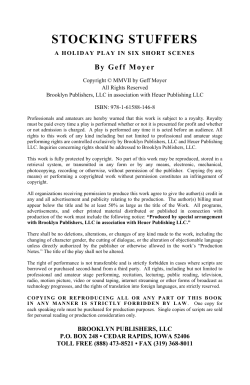 stocking stuffers - Brooklyn Publishers