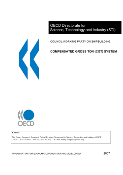 Compensated Gross Ton (CGT) System