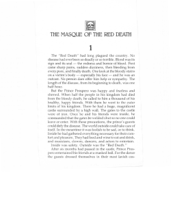 the masque of the red death
