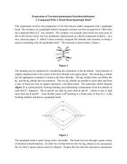 Preparation of Tetrabutylammonium Octachlorodirhenate