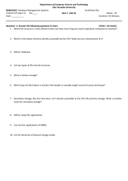 Department of Computer Science and Technology Uka Tarsadia