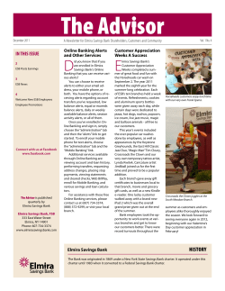 ESB Newsletter - December 2011