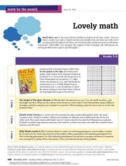 math by the month: Lovely math