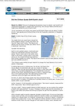 NASA-Did-the-Chilean-Quake Move The Earth?