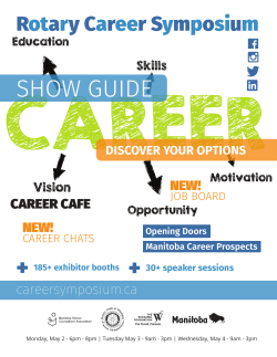 show guide - Rotary Career Symposium
