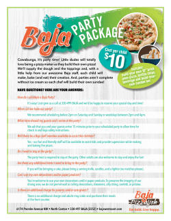 party pack - Baja West Coast Kitchen