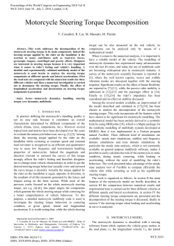 Motorcycle Steering Torque Decomposition