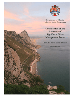 Significant Water Management Issues