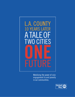 A Tale of Two Cities, One Future