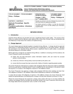 Policy 44 - Impaired Driving - Government of New Brunswick