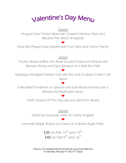 35 on Feb 14 and 15 $40 on Feb 9 and 16