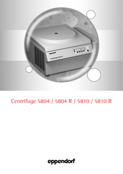 Centrifuge 5810 - Toolik Field Station