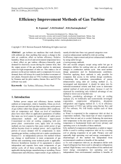 Efficiency Improvement Methods of Gas Turbine
