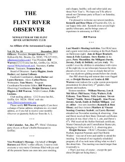 December 2015 - Flint River Astronomy Club
