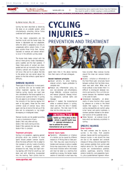 cycling injuries