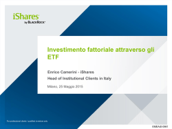 Presentazione di Enrico Camerini