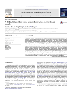 A B-SHADE based best linear unbiased estimation tool for biased