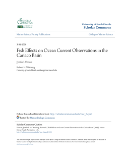 Fish Effects on Ocean Current Observations in the Cariaco Basin