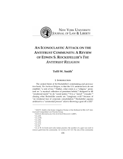 an iconoclastic attack on the antitrust community
