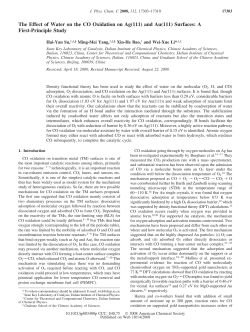 The Effect of Water on the CO Oxidation on Ag (111) and Au (111