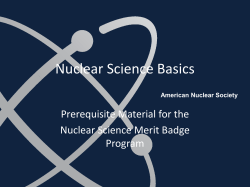 Nuclear Science Basics