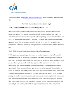DCAA-Approved Accounting System Myth