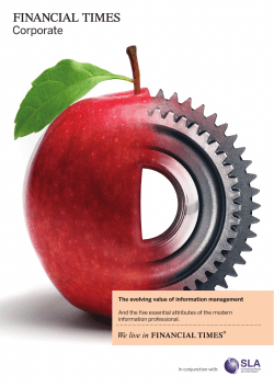 The Evolving Value of Information Management