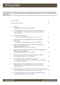 David Braund (ed.): Scythians and Greeks. Cultural