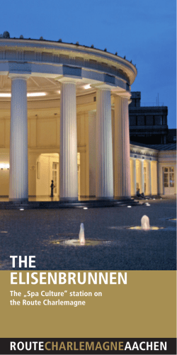 the elisenbrunnen - Route Charlemagne