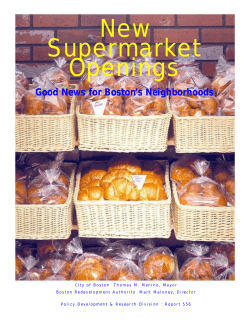 New Supermarket Openings