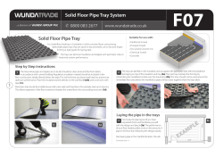 F07 - Pipe Tray System