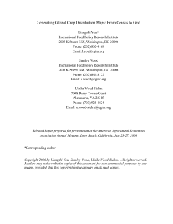 Generating Plausible Crop Distribution Maps for Sub