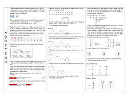 Maths Calculation Policy