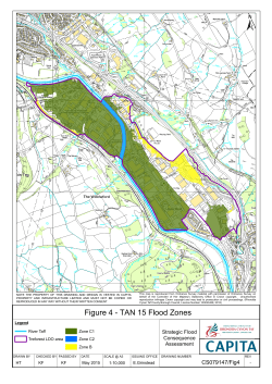 Figure 4 - TAN 15 Flood Zones - Rhondda Cynon Taf County