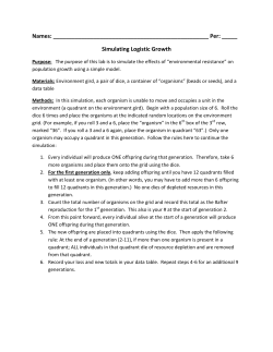 Simulating Logistic Growth