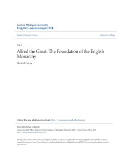 Alfred the Great: The Foundation of the English Monarchy